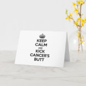 保Calm and Kickがんお尻 カード (黄色い花)