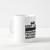 保Calm And Let薬剤師薬剤師 コーヒーマグカップ (正面左)
