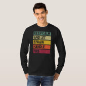 保Calm And Let Efrainこのレトロ引用文 Tシャツ (正面フル)