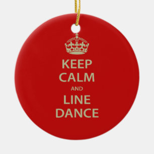 保Calm and Line Dance セラミックオーナメント
