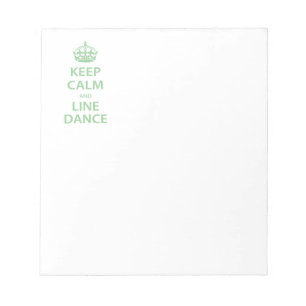 保Calm and Line Dance ノートパッド