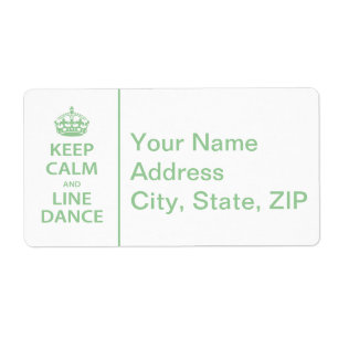 保Calm and Line Dance ラベル