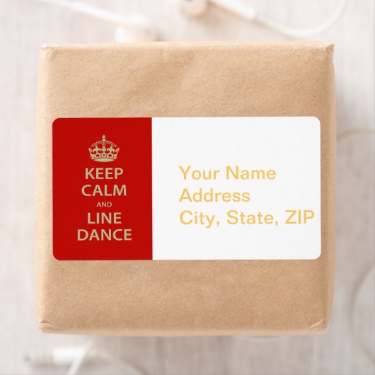 保Calm and Line Dance ラベル (インサイチュ)