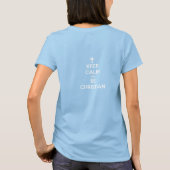 保Calm and Live Christian Track Jackets Tシャツ (裏面)