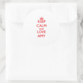 保Calm and Love Amy ラウンドシール (バッグ)