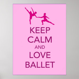 保Calm and Love Ballet Giftプリント ポスター