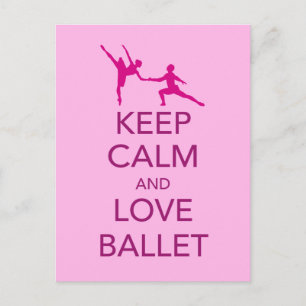 保Calm and Love Ballet Giftプリント ポストカード
