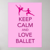保Calm and Love Ballet Gift Poster ポスター (正面)