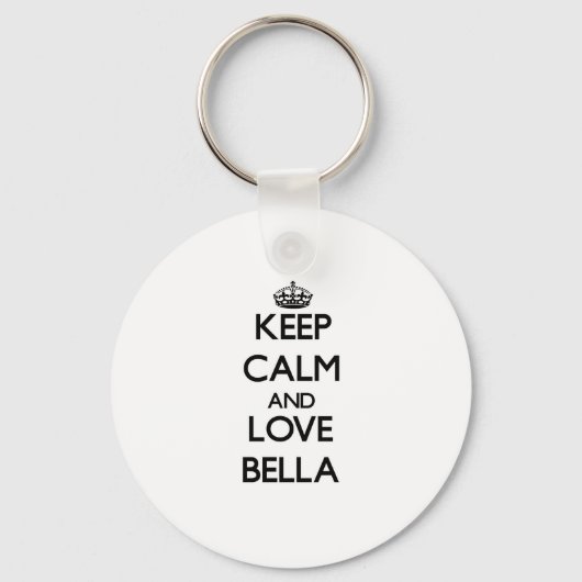 保Calm and Love Bella キーホルダー (正面)