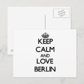 保Calm and love Berlin ポストカード (正面/裏面)