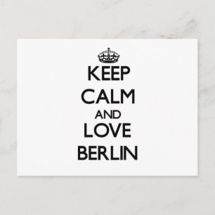 保Calm and love Berlin ポストカード