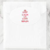 保Calm and Love Berlin 楕円形シール (バッグ)