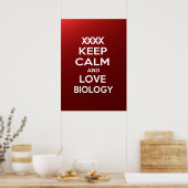 保Calm and Love Biology ポスター (キッチン)