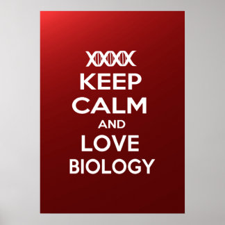 保Calm and Love Biology ポスター