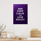 保Calm and Love Biology ポスター (キッチン)