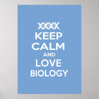 保Calm and Love Biology ポスター