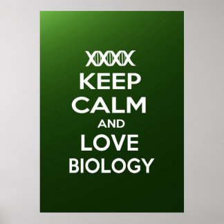 保Calm and Love Biology ポスター
