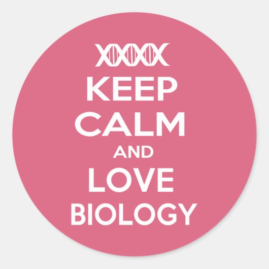 保Calm and Love Biology ラウンドシール (正面)