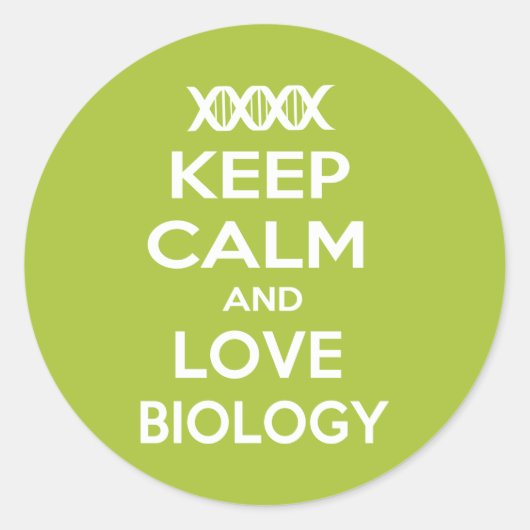 保Calm and Love Biology ラウンドシール (正面)