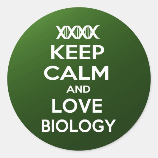 保Calm and Love Biology ラウンドシール (正面)