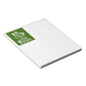 保Calm and Love Books (任意の色) ノートパッド (アングル)