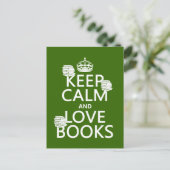 保Calm and Love Books (任意の色) ポストカード (スタンド正面)