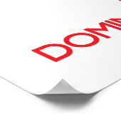 保Calm and Love Dominium Republic ポスター (角)