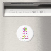 保Calm and Love Donuts ユニークDoutnut Gift マグネット (インサイチュ (食洗機))