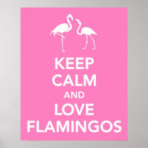 保Calm and Love Flamingos