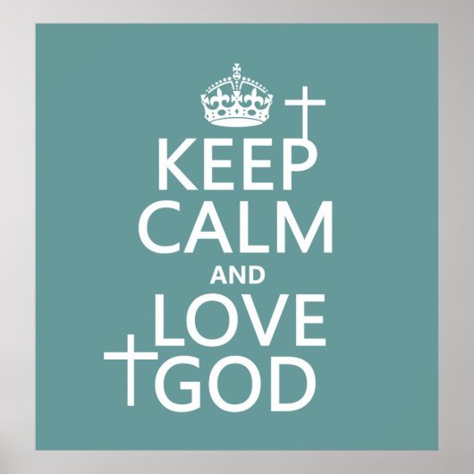 保Calm and Love God – すべての色 ポスター (正面)