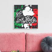 保Calm and Love Italy キャンバスプリント (インサイチュ (リビング))