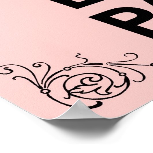 保Calm and Love Paris ポスター (角)