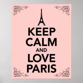 保Calm and Love Paris ポスター