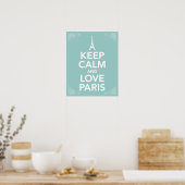 保Calm and Love Paris ポスター (キッチン)