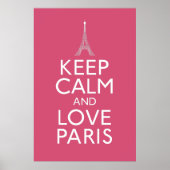 保Calm and Love Paris ポスター (正面)