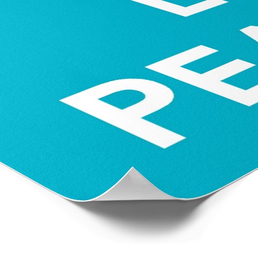 保Calm and Love Peacocks ポスター (角)