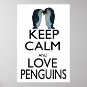 保Calm and Love Penguins ポスター (正面)