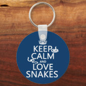 保Calm and Love Snake（全色） キーホルダー (正面)