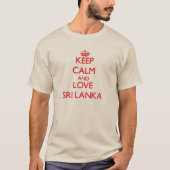 保Calm and Love Sri Lanka Tシャツ (正面)