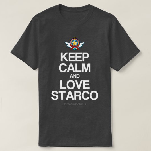 保Calm and Love Starco Tシャツ (デザイン正面)