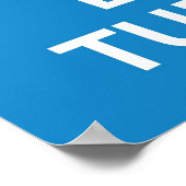 保Calm and Love Turtlesプリントまたはポスター ポスター (角)