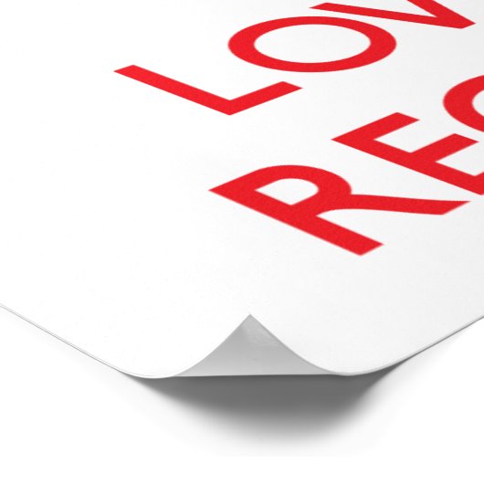 保Calm and Love your Receptionist ポスター (角)