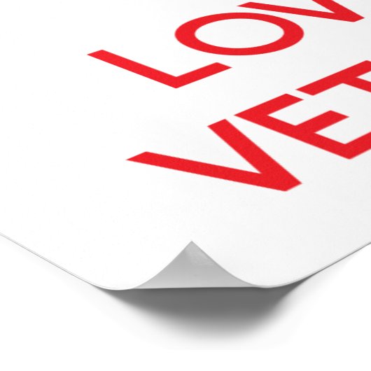 保Calm and Love your Veterinarian ポスター (角)