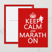 保Calm and Marath On ポストカード (正面/裏面)