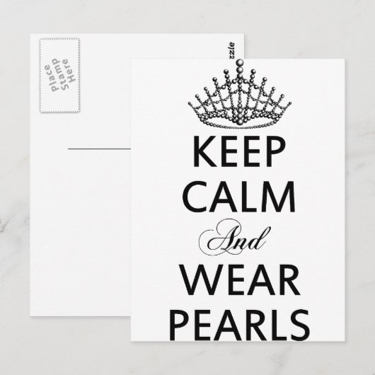 保CALM AND MEALS Words Quot ポストカード (正面/裏面)