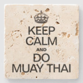 保CALM AND MUAY THAI ストーンコースター (正面)