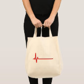 保Calm And Ok Not Calm おもしろい Calm Medical Ecg E トートバッグ (正面(商品))