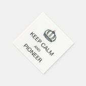 「保CALM AND PIONEER」紙ナプキンス スタンダードカクテルナプキン (角)