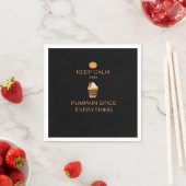 保Calm And Pumpkin Spice スタンダードカクテルナプキン (インサイチュ)