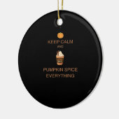 保Calm And Pumpkin Spice セラミックオーナメント (左)
